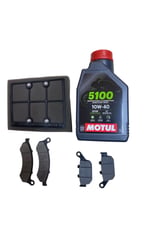 MONDİAL DRİFT L ÖN + ARKA BALATA TAKIMI + HAVA FİLTRESİ + MOTUL 5100 YAĞ + BALATA SPREYİ BAKIM SETİ
