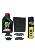 MONDİAL DRİFT L ÖN + ARKA BALATA TAKIMI + HAVA FİLTRESİ + MOTUL 5100 YAĞ + BALATA SPREYİ BAKIM SETİ