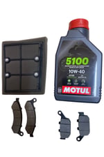 MONDİAL DRİFT L ÖN + ARKA BALATA TAKIMI + HAVA FİLTRESİ + MOTUL 5100 YAĞ + BALATA SPREYİ BAKIM SETİ