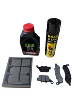 MONDİAL DRİFT L ÖN + ARKA BALATA TAKIMI + HAVA FİLTRESİ + MOTUL 5100 YAĞ + BALATA SPREYİ BAKIM SETİ