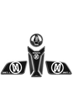 MONDİAL DRİFT L UYUMLU TANK PAD SET BEYAZ KARBON