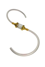 MOTOSİKLET BENZİN FİLTRESİ MODİFİYE GOLD + BENZİN HORTUMU ŞEFFAF SET / HORTUM BOY 25+25 cm CG - CUB