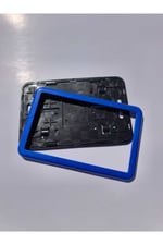 MOTOSİKLET ÇERÇEVELİ PLAKALIK MAVİ UNİVERSAL