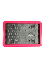 MOTOSİKLET ÇERÇEVELİ PLAKALIK PEMBE UNİVERSAL