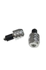 MOTOSİKLET DİAMOND MODİFİYE GİDON TAPASI [GİDON TOPUZU] GRİ [NİKEL] UNİVERSAL - PCX - CG - SCOOTER VB.