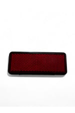 MOTOSİKLET DİKDÖRTGEN REFLEKTÖR KIRMIZI 5 mm 9x3 cm