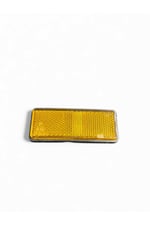 MOTOSİKLET DİKDÖRTGEN REFLEKTÖR SARI 5 mm 9x3 cm
