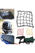 MOTOSİKLET KASK FİLESİ [ AHTAPOT ] TURUNCU 6 KANCALI 35 x 35 cm