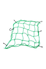 MOTOSİKLET KASK FİLESİ [ AHTAPOT ] YEŞİL 6 KANCALI 35 x 35 cm