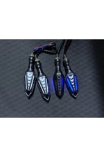 MOTOSİKLET LED SİNYAL KAYAR MODLU 4 ADET [TAKIM] UNİVERSAL - CG - KUBA ÇİTA - DRİFT L - MH DRİFT - CUB