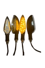 MOTOSİKLET LED SİNYAL SARI IŞIK 4 ADET [TAKIM] UNİVERSAL - CG - KUBA ÇİTA - DRİFT L - MH DRİFT