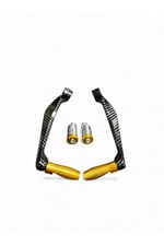 MOTOSİKLET MANET KORUMA KARBON GOLD ( SARI ) - UNİVERSAL - PCX - DİO