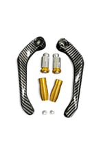 MOTOSİKLET MANET KORUMA KARBON GOLD ( SARI ) - UNİVERSAL - PCX - DİO