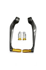MOTOSİKLET MANET KORUMA KARBON GOLD ( SARI ) - UNİVERSAL - PCX - DİO