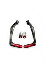 MOTOSİKLET MANET KORUMA KARBON KIRMIZI - UNİVERSAL - PCX - DİO
