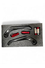 MOTOSİKLET MANET KORUMA KARBON KIRMIZI - UNİVERSAL - PCX - DİO