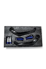 MOTOSİKLET MANET KORUMA KARBON MAVİ - UNİVERSAL - PCX - DİO