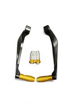 MOTOSİKLET MANET KORUMA SİYAH GOLD ( SARI ) - UNİVERSAL - PCX - DİO
