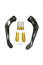 MOTOSİKLET MANET KORUMA SİYAH GOLD ( SARI ) - UNİVERSAL - PCX - DİO