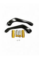 MOTOSİKLET MANET KORUMA SİYAH GOLD ( SARI ) - UNİVERSAL - PCX - DİO