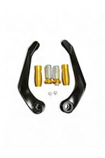 MOTOSİKLET MANET KORUMA SİYAH GOLD ( SARI ) - UNİVERSAL - PCX - DİO