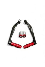 MOTOSİKLET MANET KORUMA SİYAH KIRMIZI - UNİVERSAL - PCX - DİO