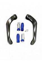 MOTOSİKLET MANET KORUMA SİYAH MAVİ - UNİVERSAL - PCX - DİO