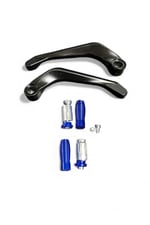 MOTOSİKLET MANET KORUMA SİYAH MAVİ - UNİVERSAL - PCX - DİO