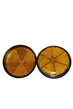 MOTOSİKLET ÖN REFLEKTÖR TAKIM SARI KT - CG - KUBA ÇİTA - TK 03 [ KEDİ GÖZÜ ]