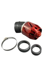 MOTOSİKLET PERFORMANSLI AÇIK HAVA FİLTRESİ MODİFİYE KIRMIZI 35/38/40/42/44/46/48 mm UNİVERSAL - SCOOTER - CG - CUB - RACİNG