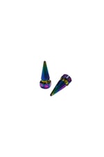 MOTOSİKLET SİBOP KAPAĞI BUKALEMUN [RAİNBOW] TAKIM ( 2 ADET ) - UNİVERSAL - PCX - CG - CUB - TÜM MODELLER