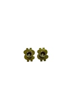 MOTOSİKLET SİBOP KAPAĞI DOLAR GOLD TAKIM ( 2 ADET ) - UNİVERSAL - PCX - CG - CUB - TÜM MODELLER
