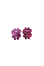 MOTOSİKLET SİBOP KAPAĞI DOLAR MOR TAKIM ( 2 ADET ) - UNİVERSAL - PCX - CG - CUB - TÜM MODELLER
