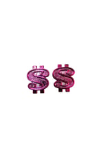 MOTOSİKLET SİBOP KAPAĞI DOLAR MOR TAKIM ( 2 ADET ) - UNİVERSAL - PCX - CG - CUB - TÜM MODELLER