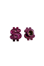 MOTOSİKLET SİBOP KAPAĞI DOLAR MOR TAKIM ( 2 ADET ) - UNİVERSAL - PCX - CG - CUB - TÜM MODELLER