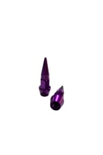 MOTOSİKLET SİBOP KAPAĞI MOR TAKIM ( 2 ADET ) - UNİVERSAL - PCX - CG - CUB - TÜM MODELLER