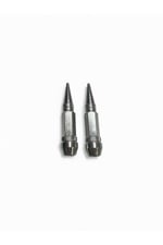 MOTOSİKLET SİBOP KAPAĞI NİKEL ( GRİ ) TAKIM ( 2 ADET ) - UNİVERSAL - PCX - CG - CUB - TÜM MODELLER