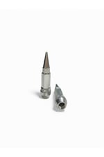 MOTOSİKLET SİBOP KAPAĞI NİKEL ( GRİ ) TAKIM ( 2 ADET ) - UNİVERSAL - PCX - CG - CUB - TÜM MODELLER