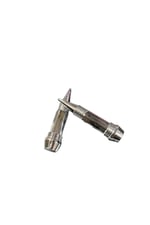 MOTOSİKLET SİBOP KAPAĞI ROKET NİKEL TAKIM ( 2 ADET ) - UNİVERSAL - PCX - CG - CUB - DRİFT (PLASTİK)