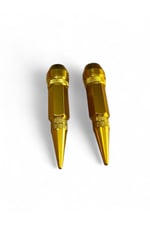 MOTOSİKLET SİBOP KAPAĞI SARI ( GOLD ) TAKIM ( 2 ADET ) - UNİVERSAL - PCX - CG - CUB - TÜM MODELLER