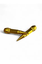 MOTOSİKLET SİBOP KAPAĞI SARI ( GOLD ) TAKIM ( 2 ADET ) - UNİVERSAL - PCX - CG - CUB - TÜM MODELLER
