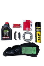 PCX 2021/2022/2023/2024 ASK ÖN +ARKA BALATA +HAVA FİLTRESİ +MOTUL SCOOTER EXPERT YAĞ +BALATA SPREYİ