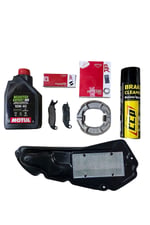 PCX 2021/2022/2023/2024 ASK ÖN +ARKA BALATA +HAVA FİLTRESİ +MOTUL SCOOTER EXPERT YAĞ +BALATA SPREYİ