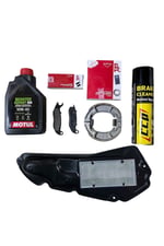PCX 2021/2022/2023/2024 ASK ÖN +ARKA BALATA +HAVA FİLTRESİ +MOTUL SCOOTER EXPERT YAĞ +BALATA SPREYİ