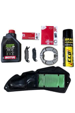 PCX 2021/2022/2023/2024 ASK ÖN +ARKA BALATA +HAVA FİLTRESİ +MOTUL SCOOTER EXPERT YAĞ +BALATA SPREYİ
