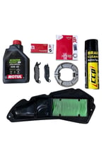 PCX 2021/2022/2023/2024 ASK ÖN +ARKA BALATA +HAVA FİLTRESİ +MOTUL SCOOTER EXPERT YAĞ +BALATA SPREYİ