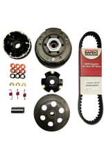 PERFORMANSLI SCOOTER 50 cc 80 cc ÖN VARYATÖR + ARKA DEBRİYAJ + BANDO KAYIŞ SET ( HIZ İÇİN ÖZEL SET )
