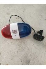 Polis Kornası 6 Farklı Led Işık Modu 4 Farklı Yüksek Siren Sesi Kaliteli Abs Plastik (PİLİ YANINDA)