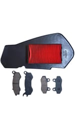 RKS NEWLİGHT 125 ÖN BALATA + ARKA BALATA TAKIMI + HAVA FİLTRESİ BAKIM SETİ