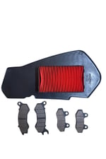 RKS NEWLİGHT 125 ÖN BALATA + ARKA BALATA TAKIMI + HAVA FİLTRESİ BAKIM SETİ